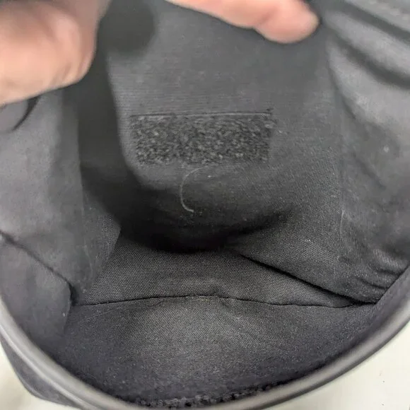 GHURKA Black Denim and Leather Rugged Messenger Crossbody - Picture 12 of 15